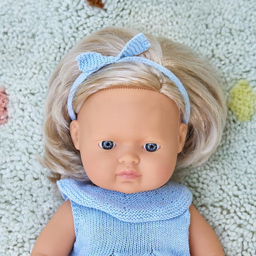 Miniland 15'' Anatomically Correct Baby Doll, Caucasian Girl