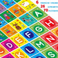 Teytoy Baby Soft Alphabet Cards Toys, 26Pcs Abc Alphabet Baby Flash Cards Early Learning Toy With Storage Bag, Washable Soft Letter Toy For Toddlers Kids Boys Girls Over 0 Years