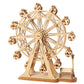 ROBOTIME 3D Wooden Puzzle Toy Wood Craft Building Kits Best Model Kit Great Gifts for Girls and Women(Ferris Wheel)
