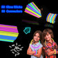 Halloween Glow Sticks Party Pack 8-50, Light up Bracelets & Necklaces Accessories for Kids, Neon Glow in the Dark Party Favor Su