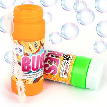 Artcreativity Bubble Blower Bottles With Wand (24Packs), Bubbles Bulk For Birthday Party Favors, Bubble Toys For Kids, Outdoor Summer Fun - 3.5 Inch, 2Oz Of Bubble Solution - Assorted Colors