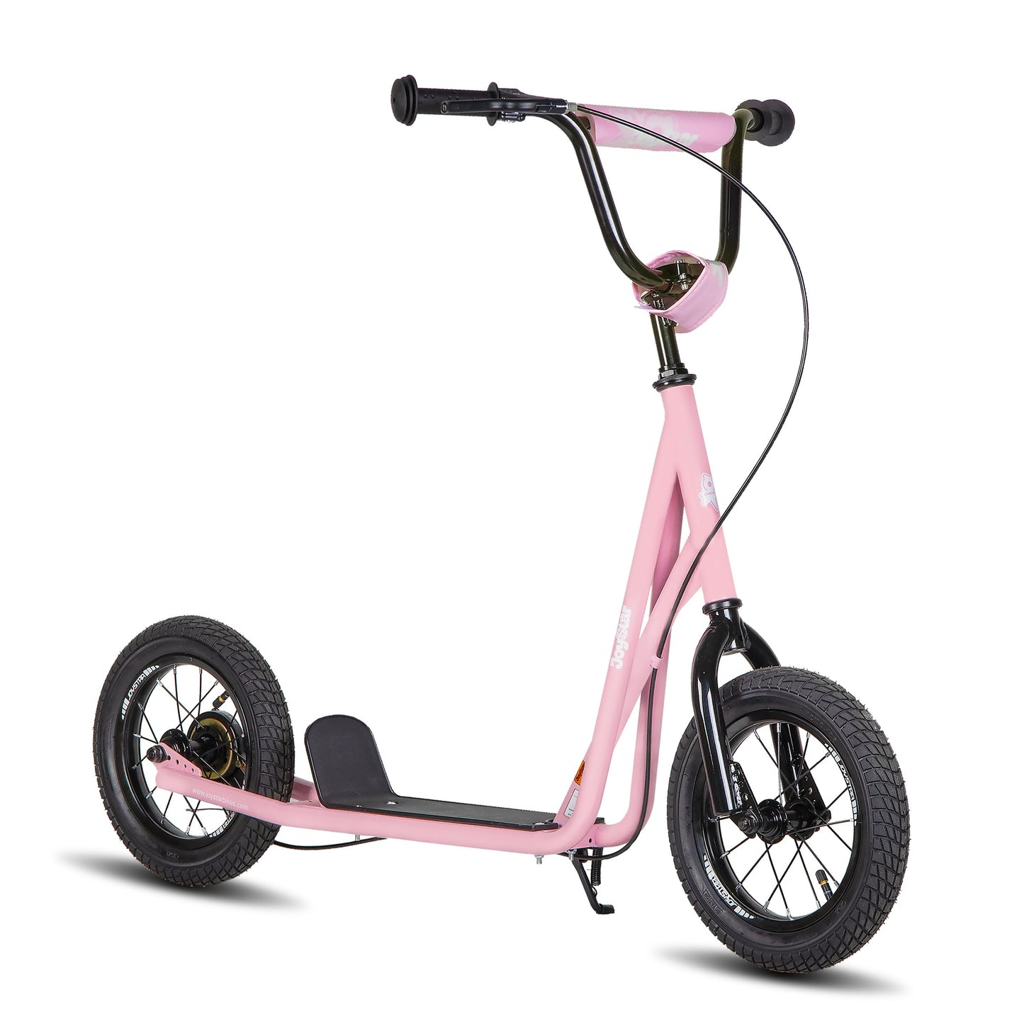 JOYSTAR Kick Scooter for Ages 5-9 Years Old Boys Girls  12 Inch Big Wheels Scooters for Kids  Teens and mature-themeds  Adjustable Handlebar  Kids Scooter  Pink