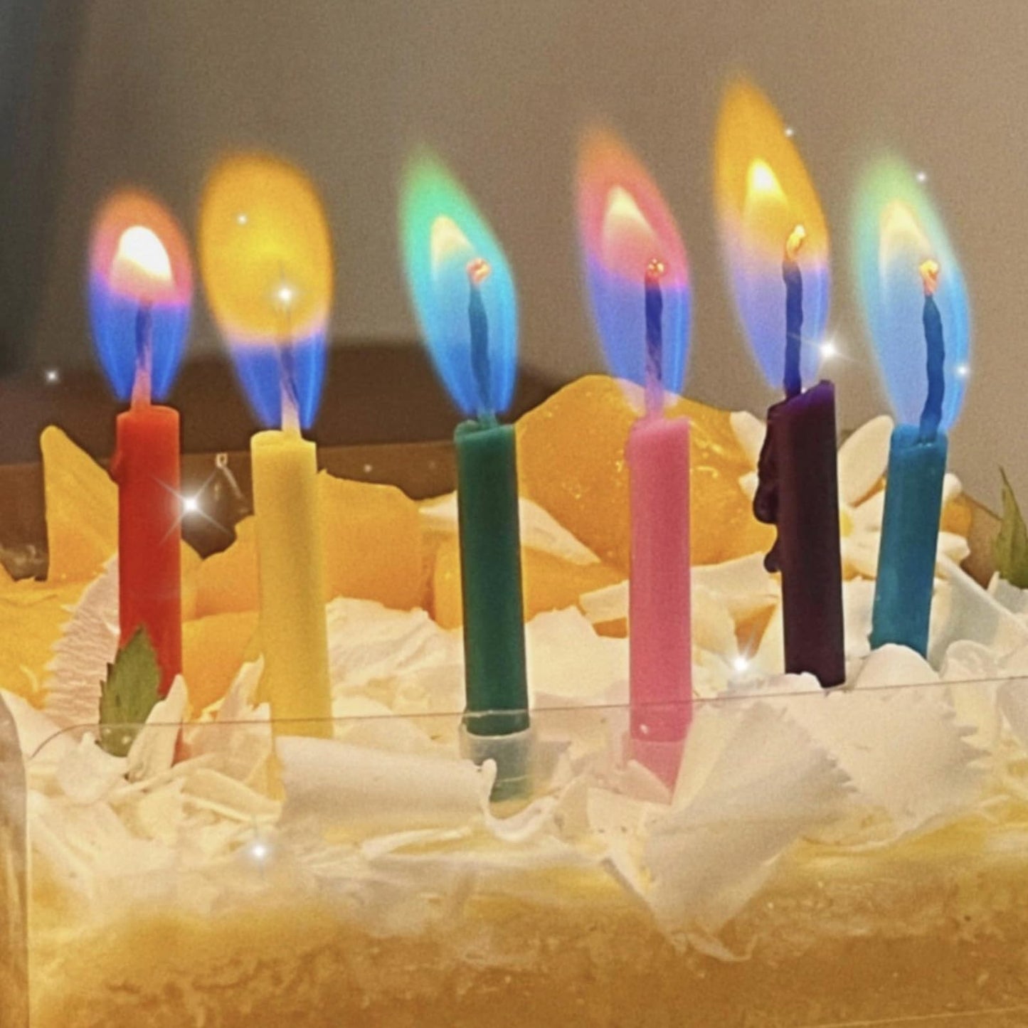Happy Birthday Cake Candles,Birthday Candle Fun Colorful Candle Holders Included, for Birthday Cakes to Make it a Magical Celebr
