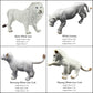 Funshowcase African Jungle Animals Toy Lions Figure Realistic Plastic Figurine Playset Lot 13-Piece