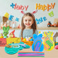 4 Pcs Easter Bunny Sensory Activity Board Toys Double-Side Silicone Fidget Toy For Kids Boys Girls Calming For Anxiety Easter Ba