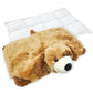 Harkla Weighted Stuffed Animal for Kids and Adults- 5lb Weighted Lap Pad with Hypoallergenic Glass Beads- Soft and Cuddly Stuffed Animal-New