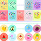 Jelly Cube Clear Slime Kit 9 Pack For Kids, Crunchy Slime, Stress Relief Toy, Party Favors For Girl Boys 6 7 8 9 10 11 12