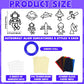 32 Sets Outer Space Suncatchers Craft Kit DIY Window Stained Glass Effect Planet Astronaut Alien Paper Crafts Home School Classr
