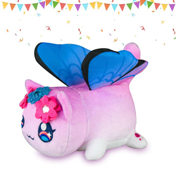 Duuger Cute Meemeow Angel Cat Stuffed Animals Plushie Collection Of Cats Plush Toy For Kids Fans Birthday