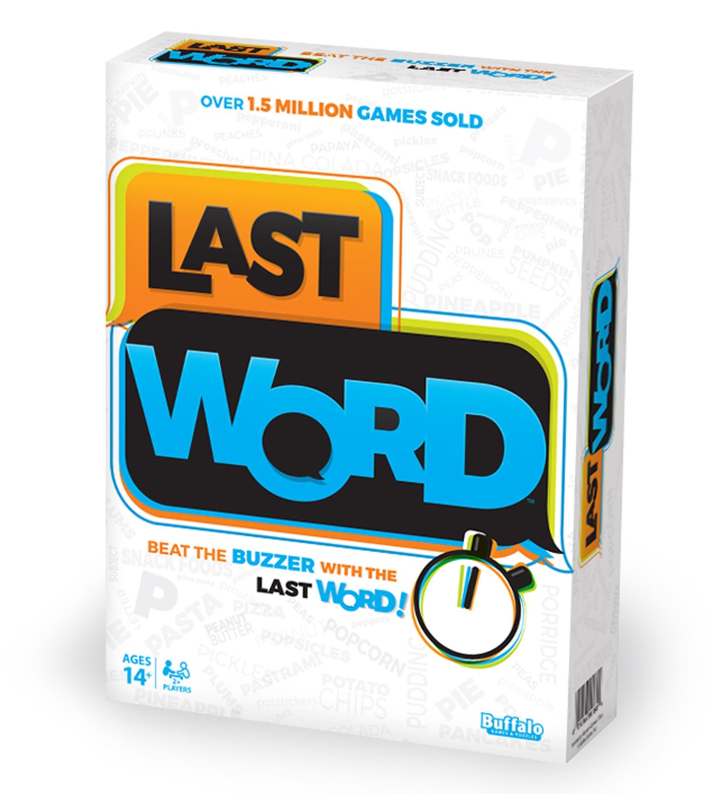 Buffalo Games LAST WORD Board Game - Plastic, White, Model 180-4P