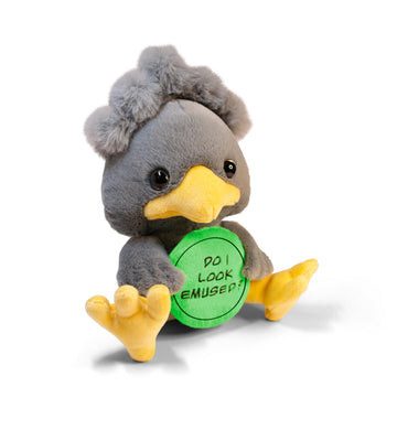 Punchkins Emu Plushie - Do I Look Emused? Sassy Emu Plush, Gift For Animal Lovers, Cute Plush Toy For Gifting