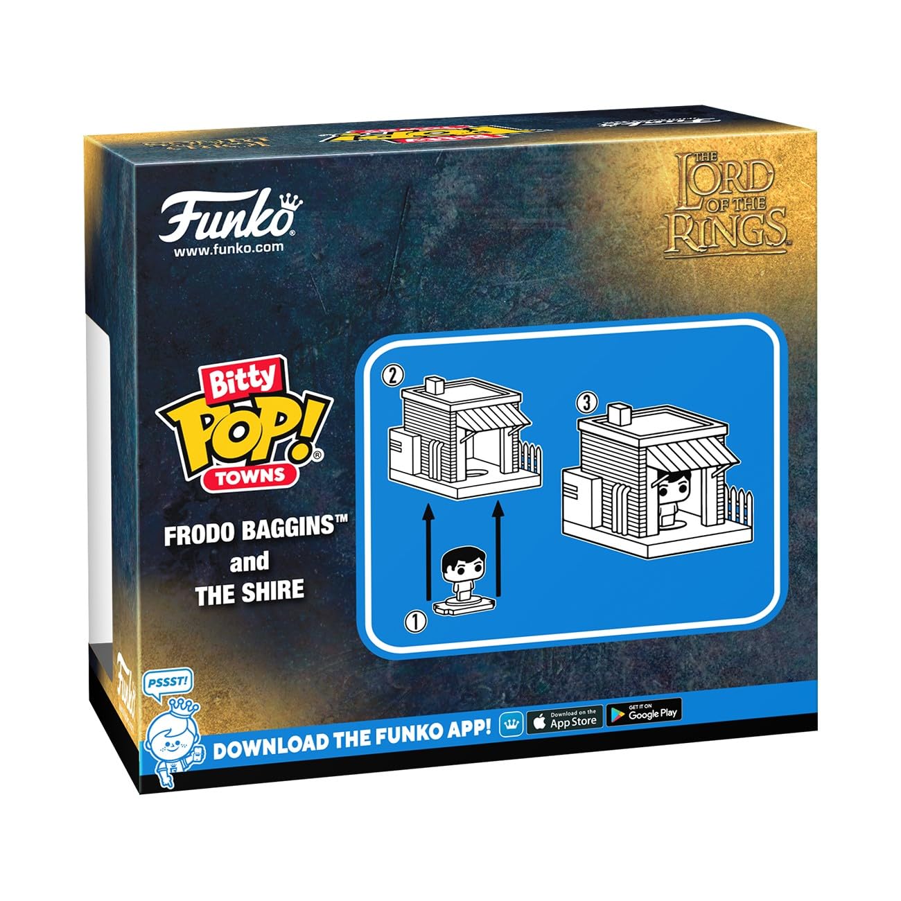 Funko Pop! Bitty Town: Lord Of The Rings - Frodo Baggins And The Shire