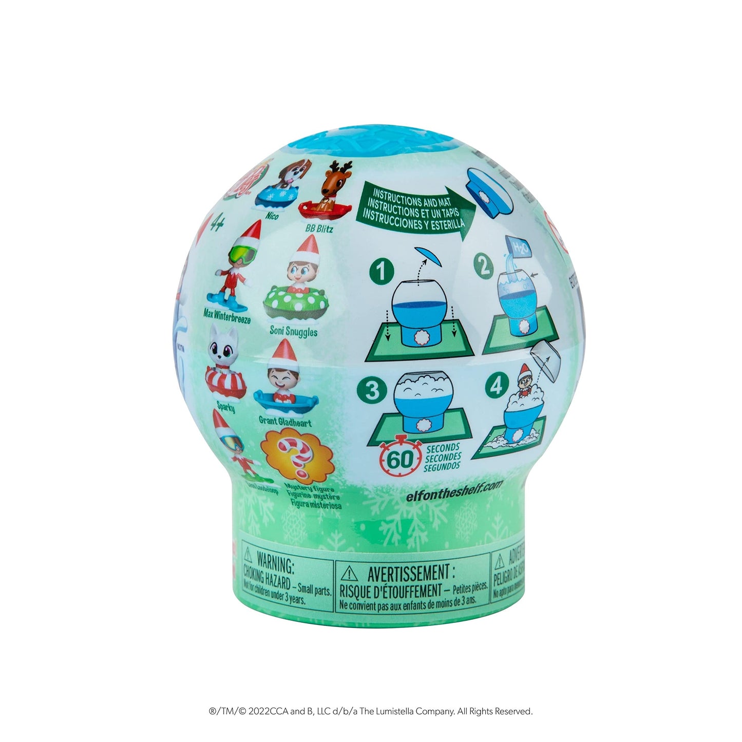 The Elf on the Shelf Secret SnoPrize - Mystery Mini Figures with Magical Snow Packet - Multicolor - Model EOTSEPSNOW