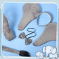 Lewtemi Elephant Costume Set Kids Elephant Ears Headband Nose Tail Bowtie For Children Cosplay Dress Up Party