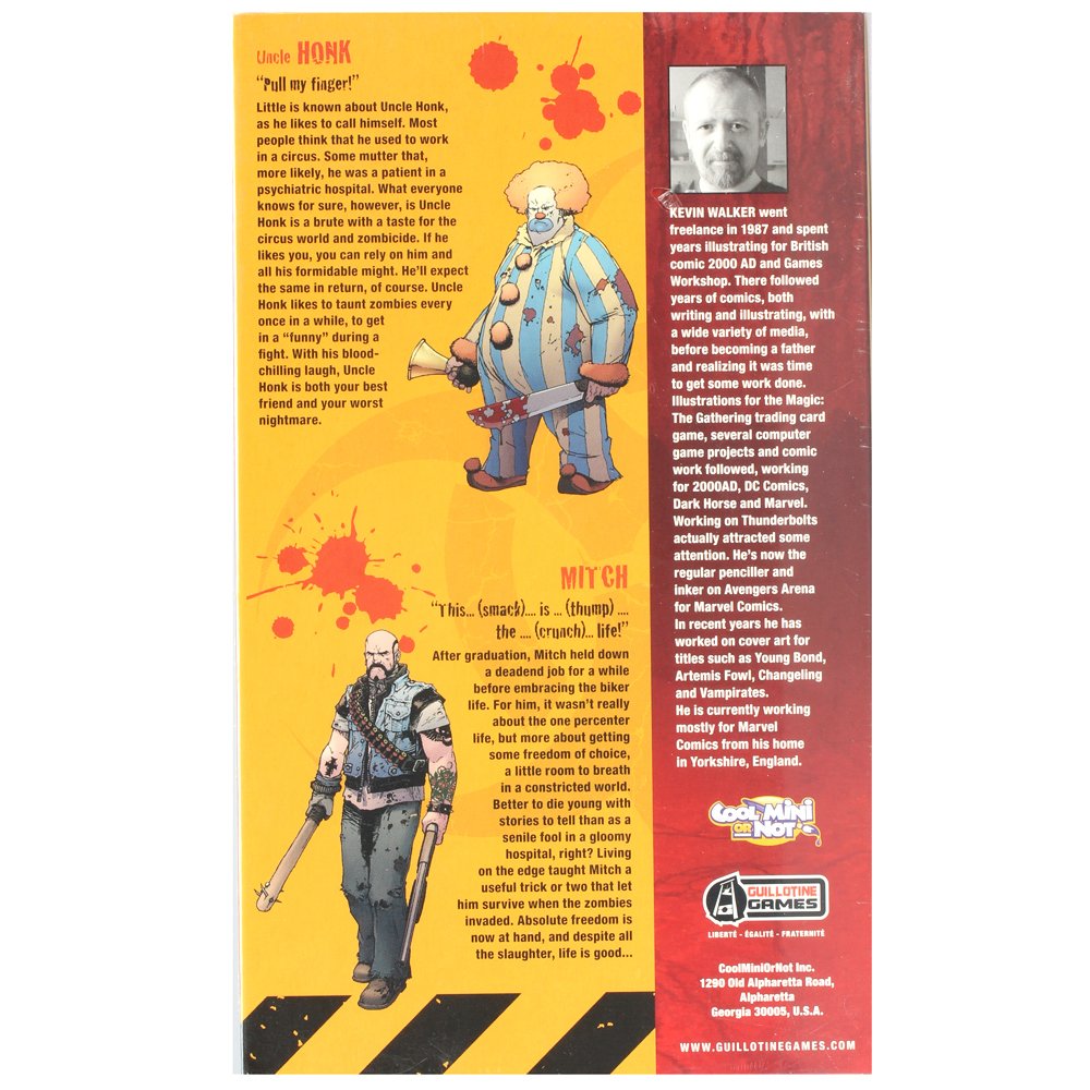 Cmon Zombicide Kevin Walker Special Guest Box - Unleash Two New Survivors And Their Infected Alter Egos! Cooperative Tabletop Mi