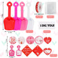 DTOFOOT 108 Pcs Valentines Day Plastic Shovels with I DIG You Cards Stickers Valentines Gift Candy Bags with Ribbon Valentines