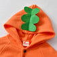 Acehcear Baby Pumpkin Costume Baby Halloween Costumes Kids Hooded Romper Orange Onesie Unisex 3-6 Months
