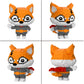 Larcele Animal Series Micro Building Blocks Animal Set, Diy Mini 3D Building Toy Bricks,1384 Pieces Kljm-07 (Little Fox)