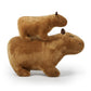 Evolveover Capybara Stuffed Animal,2Pcs Stuffed Capybara Plush Toy,Capybara Plushie Gifts(1Pc 7.8Inch + 1Pc 11.8Inch)