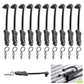 20pcs HobbyPark Micro RC Car Body Clips and Pull Tabs Retainer R Pins for 1/24 1/28 1/36 Scale Mini Cars SCX24 FCX24 Gladiator B