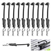 20pcs HobbyPark Micro RC Car Body Clips and Pull Tabs Retainer R Pins for 1/24 1/28 1/36 Scale Mini Cars SCX24 FCX24 Gladiator B
