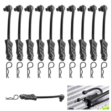 20pcs HobbyPark Micro RC Car Body Clips and Pull Tabs Retainer R Pins for 1/24 1/28 1/36 Scale Mini Cars SCX24 FCX24 Gladiator B