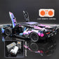 Mocbropcs Remote Control Car Building Set, 1:14 Technical Sports Racing Car Building Kit, With Motors And Rechargeable Battery,