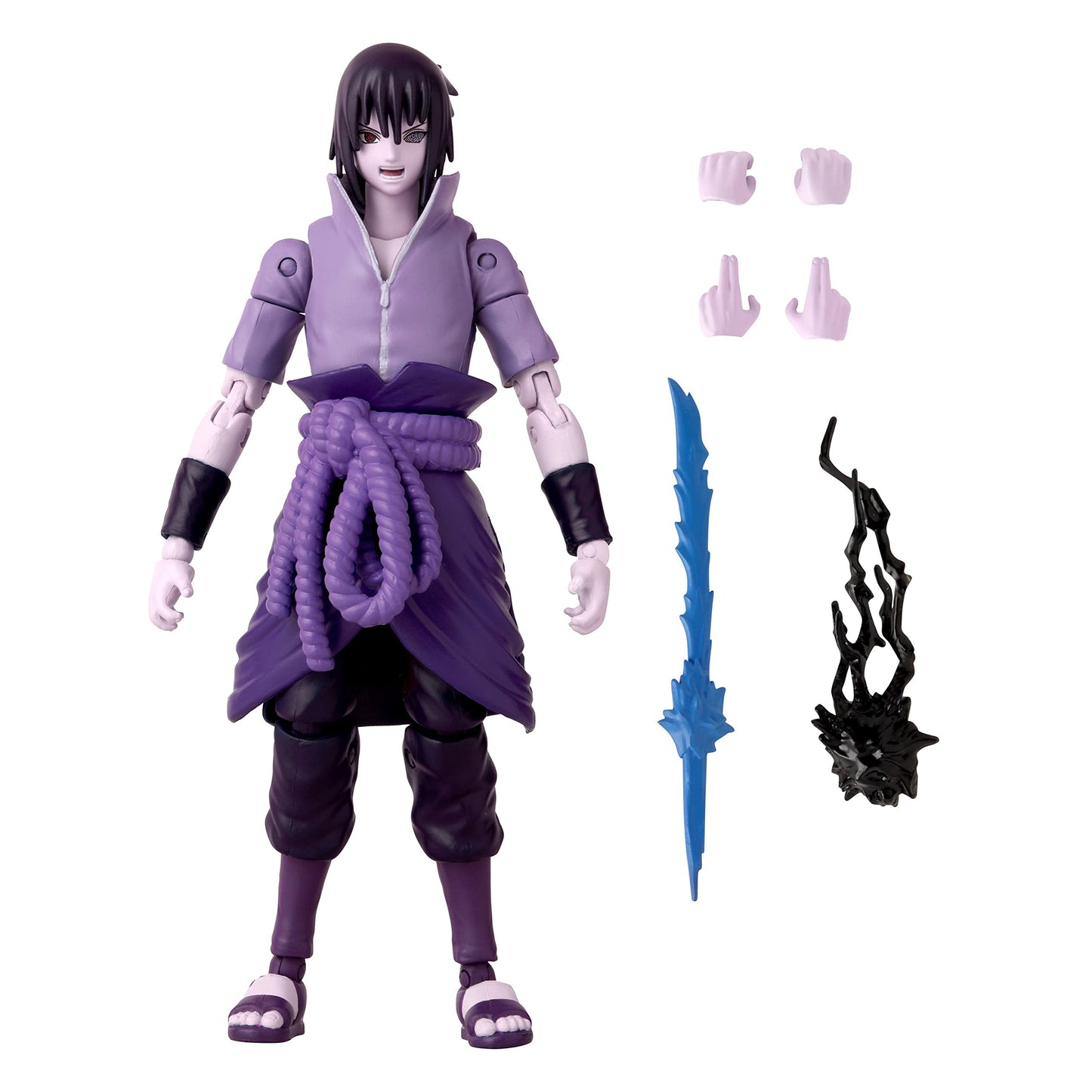 Anime Heroes - Naruto Shippuden - Uchiha Sasuke Rinnegan/Mangekyo Sharingan Action Figure