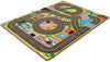 Melissa & Doug Jumbo Roadway Activity Rug With 4 Wooden Traffic Signs (79 X 58 Inches)
