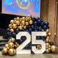 Bezente Navy Blue Latex Party Balloons - 150 Pack 5 Inch Matte Small Dark Blue Helium Balloons For Birthday Baby Shower Graduati