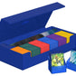 Ultimate Guard Superhive 550+, Deck Case For 550 Double-Sleeved Tcg Cards, Blue, Compatible With Boulders, Magnetic Closure & Microfiber Inner Lining