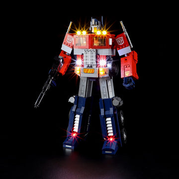 Briksmax Led Lighting Kit For Lego-10302 Optimus Prime - Compatible With Lego Creator Expert Building Blocks Model- Not Include