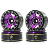 Treal 1.0 Beadlock SCX24 Wheels (4P) Classic 5-Star 1 Micro Beadlock Wheels for Axial 1/24 Deadbolt Betty C10 Gladitor Bronco 27
