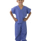 Natural Uniforms Childrens Scrub Set-Soft Touch-Role Play Costume Set (Ceil Blue, 5/6)