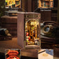 Rowood Book Nook,Diy Book Nook Kits For Adults,3D Wooden Puzzle Bookend Miniature Kit,Bookshelf Insert Decor Alley,Wood Craft Hobbies For Women/Men,Birthday Bookstore