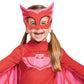 Disguise Pj Masks Owlette Costume, Deluxe Kids Light Up Jumpsuit Outfit And Character Mask, Toddler Size Extra Large (7-8)