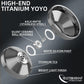 Watieoboo Professional Titanium Yoyo Unresponsive Yoyo For Adults Kids, Competition Yoyo For Advanced Players With 10 Yo-Yo Stri