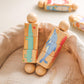 Promise Babe Wooden Animal Puzzle Toy For Toddlers 1-3, Rotating Spin Twist Blocks Set Of 2, Learning Educational Montessori Toy