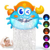 Bath Toys Crab Baby Bath Toys Light Up Bath Bubble Machine with Colourful RGB Light Great Birthday Gift for Boys and Girls Toddler Toy for Kids Ages 1-3 4-8