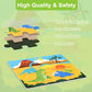 ASTARON Magnetic Puzzles for Toddlers, 16-20-25 Pieces Dinosaur Land Learning Magnet Puzzles for Road Trip, Educational Travel T