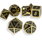 GU BEI TE Metal DND Dice Set,DND Dice 7-pcs Metal Polyhedral Dice Set with Gift Box for Dungeons and Dragons Role Playing Games(