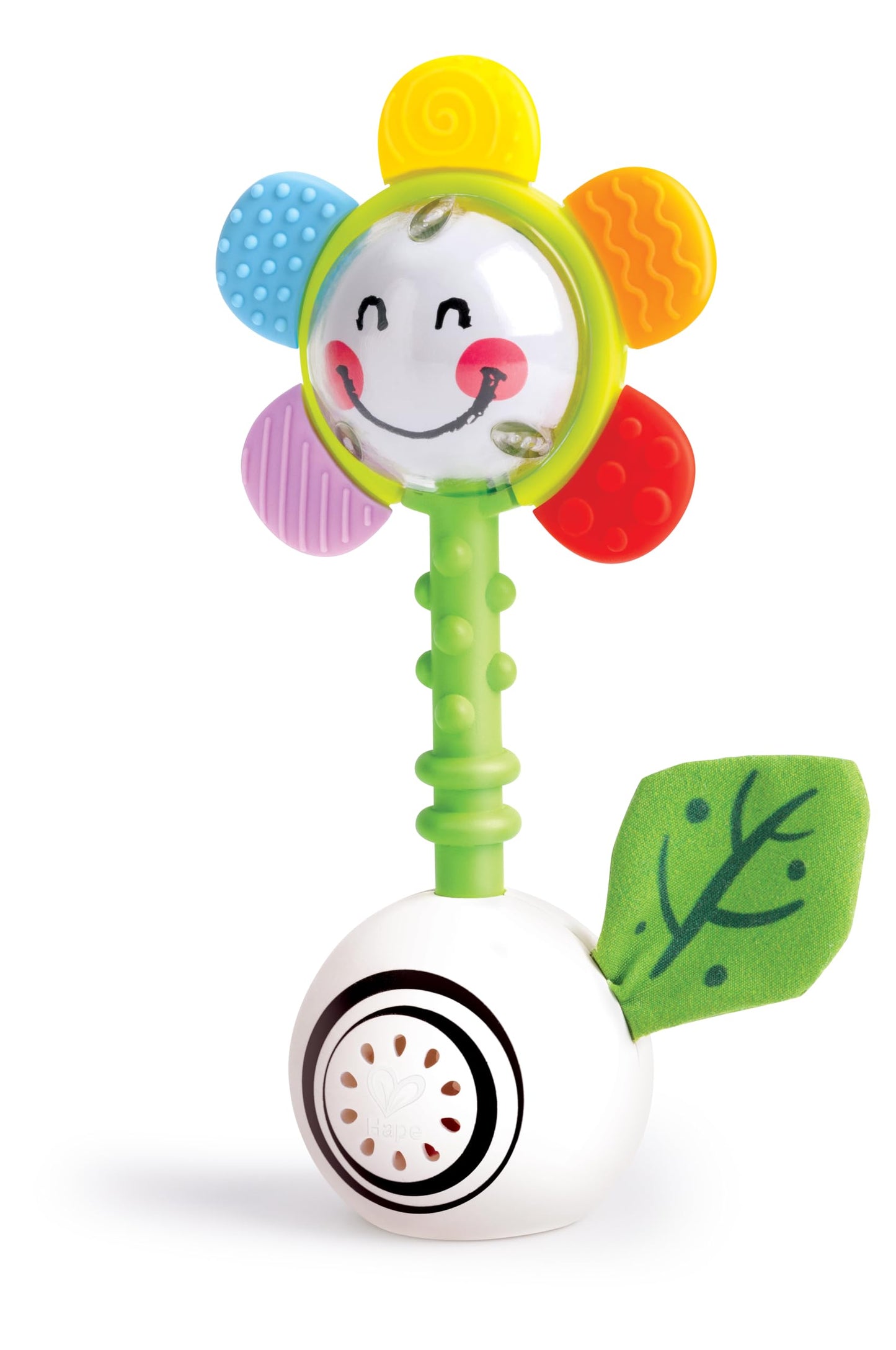 Hape Musical Flower Rattle | Multisensory Toy for Babies | Ideal for 0 Months Babies