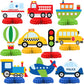 Hapibidesign Transportation Party Decorations - Honeycomb Centerpieces For Transportation Birthday Decor - Transportation Table