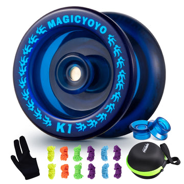 Magicyoyo Responsive Yoyo K1 Tug Return Yoyo, Hubstacks Yoyo For Kids Beginners With Yoyo Storage Bag + 12 Yoyo Strings +Yo-Yo G