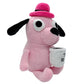 Tavashome Funny Pink This Is Fine Dog Plushie, 11'' Inches, Coffee Drinking Puppy Dog Stuffed Animal Soft Dolls Plushies, Inspir