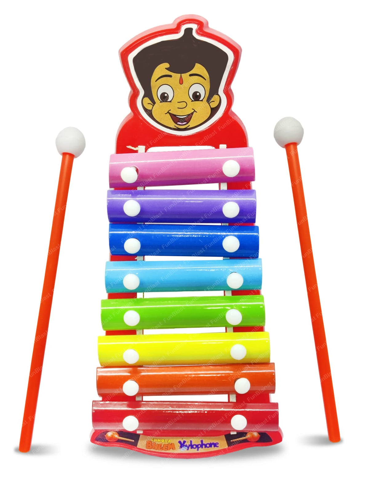 Funblast Cute Xylophone With 2 Sticks Wooden Toy For Kids, Hand Knock Piano  Musical Toys For Babies,Boys,Girls