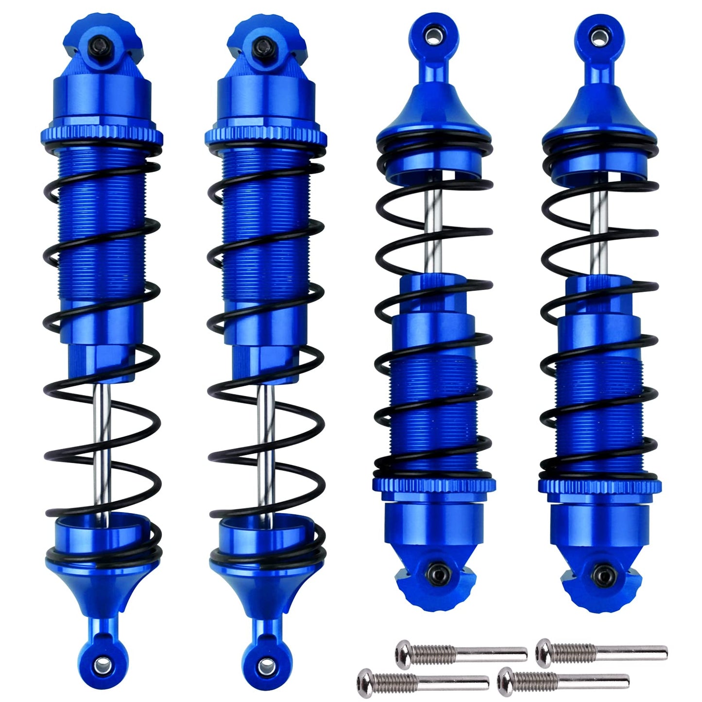 Aluminum Shocks Absorbers Assembled All Metal for Arrma 1/8 Kraton Notorious Outcast 6S BLX Upgrades Parts, Front & Rear, Replac