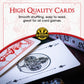 Infinitum Ghost White & Red Playing Cards  Deck of Cards with Free Card Game eBook  enhanced Card Deck  Cool game-style Cards  Unique Bright Colors for Kids & mature-themeds  Card Decks Games  Standard Size