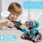 Dwirctoys Robot Toys For Boys Girls,Rechargeable Rc Robot For Kids With Programmable,Auto-Demonstration,Dance Moves,Music, Led E