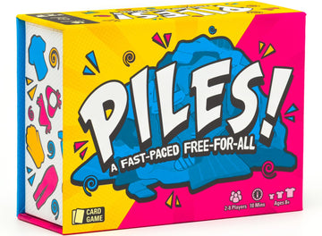 Piles – Card Games – Family Games – For Kids 8 And Up – Games For Adults – Family Game Night – Travel Games – Party Games – Memory Games – 10 Mins